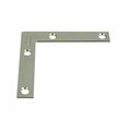 National & Spectrum 3 in. Zinc Corner Brace, 10PK 110282